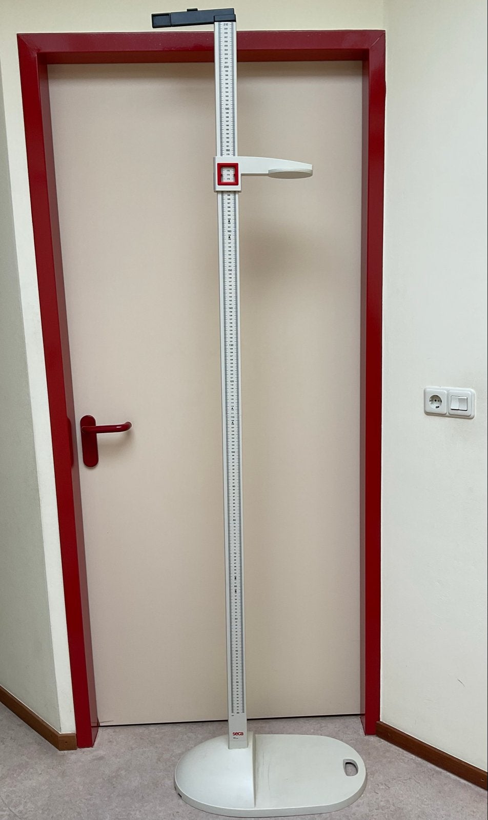 Mobiele Lengtemeter SECA 217 - Nauwkeurig en Compact, Ophalen of Verzenden, Zo goed als nieuw, Overige typen