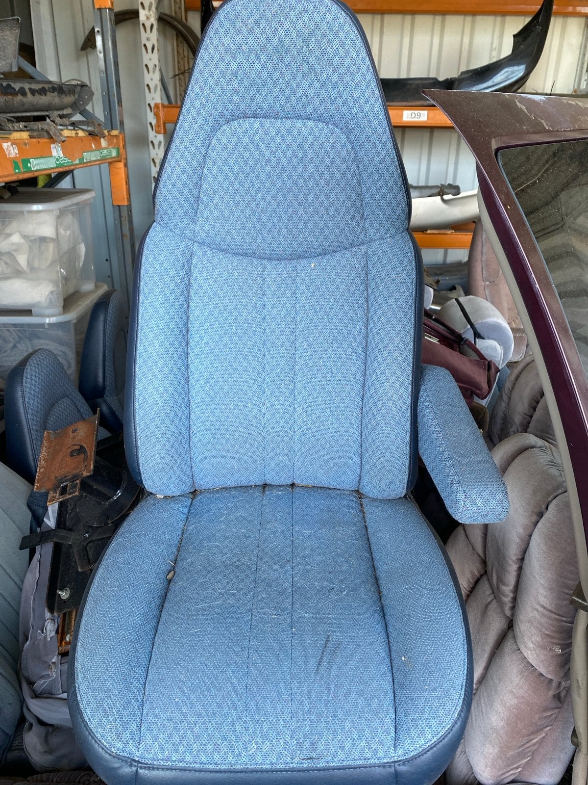 Blauwe autostoel met armleuning - Gebruikt chevy Express, Auto-onderdelen, Ophalen, Gebruikt