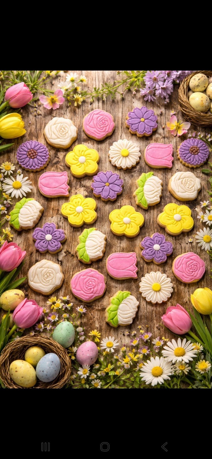 Handgemaakte bloemenkoekjes -, Ophalen, Nieuw, Taarten of Cupcakes, Overige typen