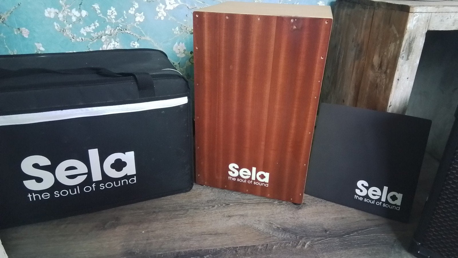 Sela cajon , tas en pad, Ophalen of Verzenden, Gebruikt, Trommel