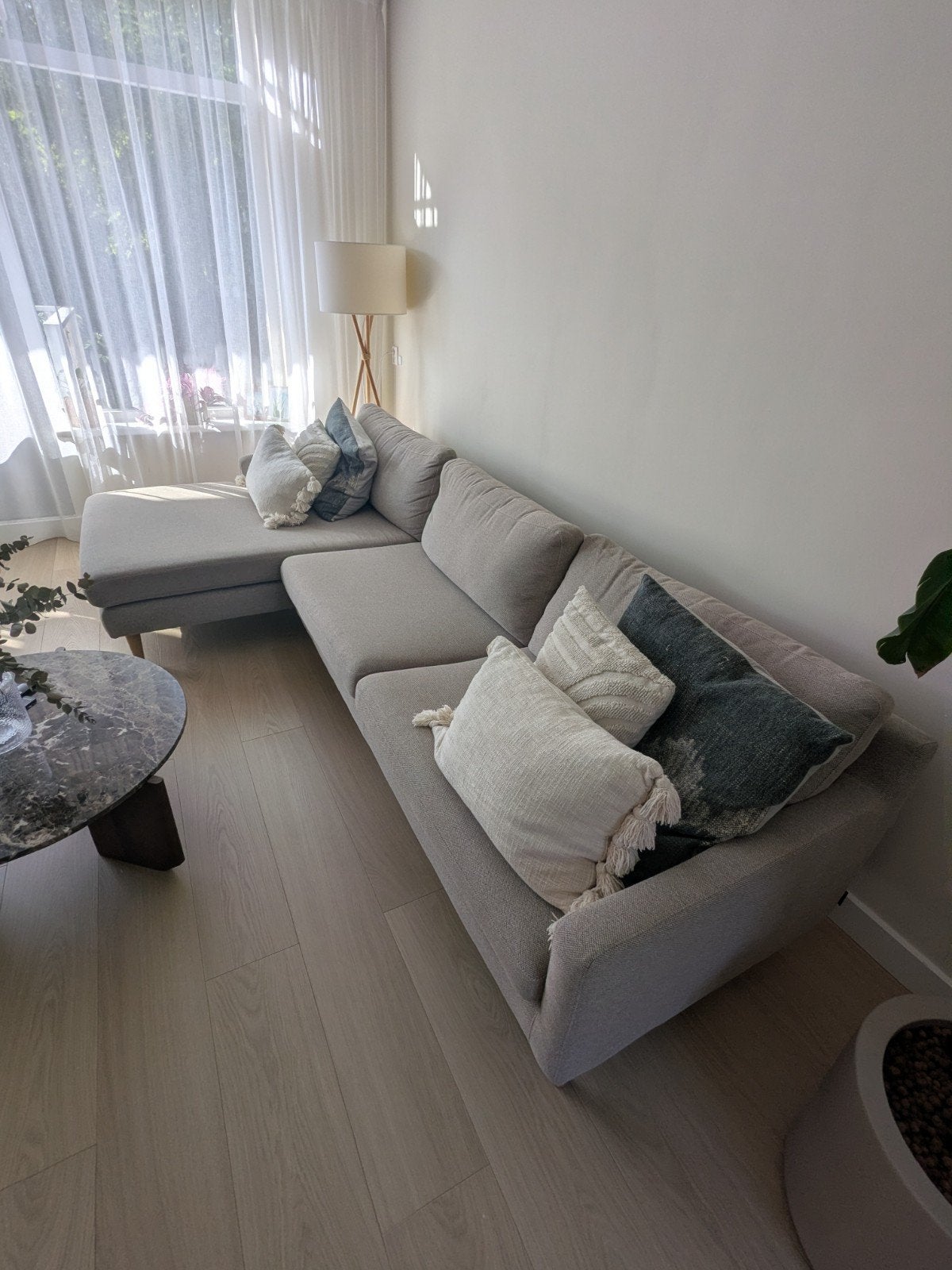 Sofa Company Astha Bank 300cm, Huis en Inrichting, Ophalen, Zo goed als nieuw, Stof