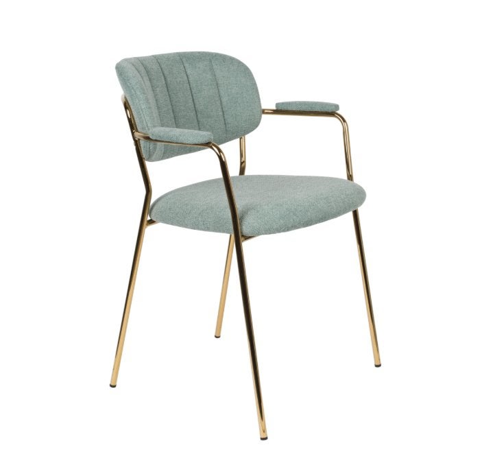Set van 6 eetkamerstoelen, Ophalen, Blauw, Zo goed als nieuw, Metaal