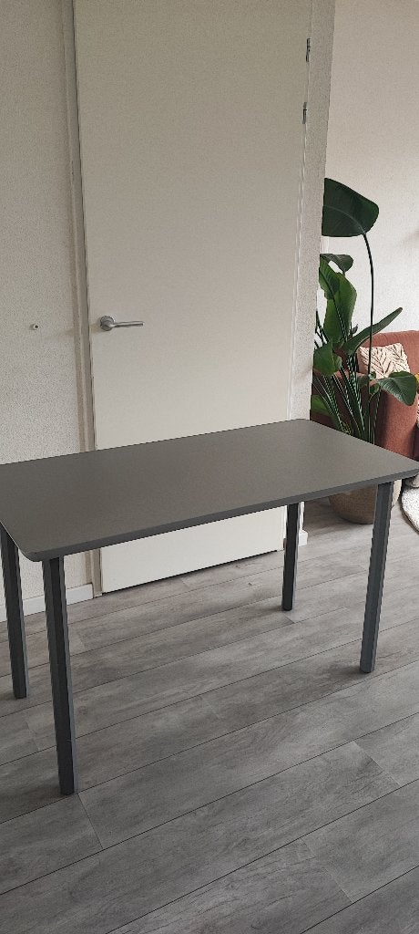 Strak grijs/groen IKEA bureau / computertafel, Ophalen, Demontabel, Zo goed als nieuw, IKEA