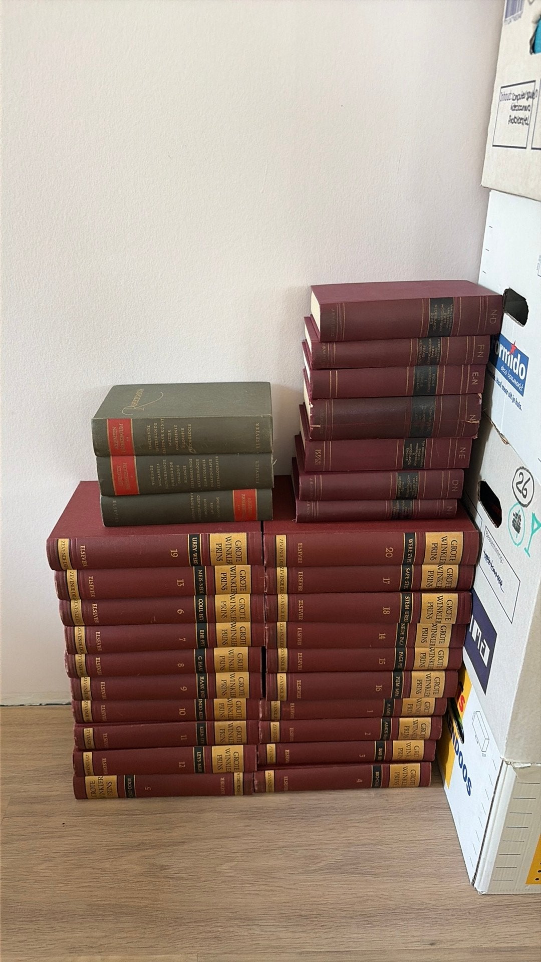 Grote Winkler Prins Encyclopedie – 20-delige set – 7e druk, Boeken, Ophalen, Zo goed als nieuw, Algemeen