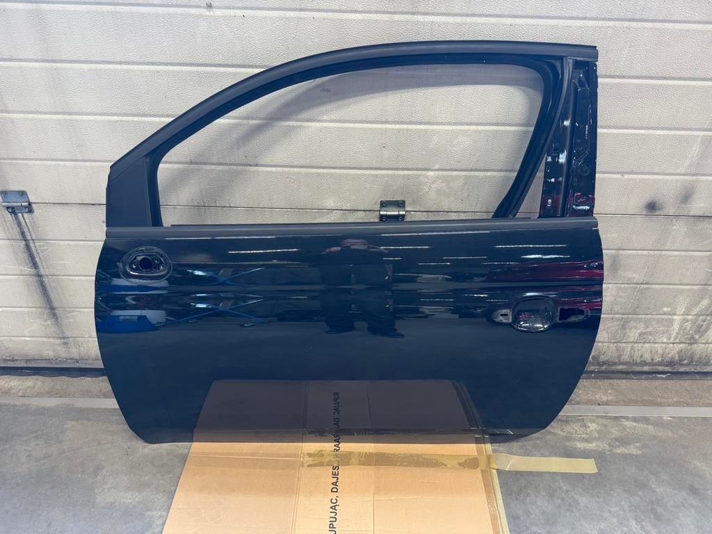 Linker portier deur voor Fiat 500, Abarth, zwart metallic, Auto-onderdelen, Ophalen, Gebruikt, Deur, Voor