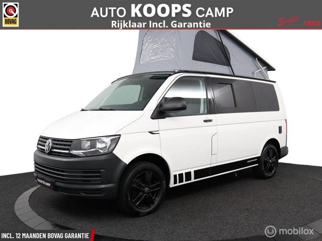 VW Transporter Buscamper 2.0TDi 102Pk Inbouw nieuw Californi, Airbags, Volkswagen, Tot en met 4, Tot 5 meter