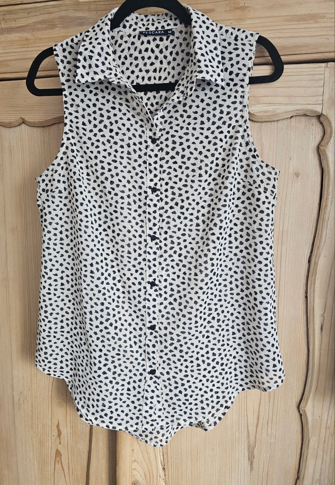 Pescara mouwloze blouse maat M., Maat 38/40 (M), Beige, Pescara, Ophalen of Verzenden