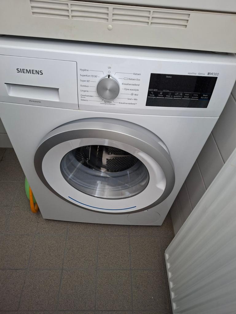Siemens iQ300 Wasmachine - Zo goed als nieuw, Witgoed en Apparatuur, Wasmachines, Ophalen, Wolwasprogramma, Zo goed als nieuw