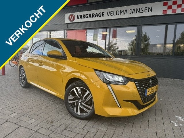 Peugeot 208 VERKOCHT! 1.2 PT 101 PK BL ALLURE (53.700 KM VAN, 101 pk, Gebruikt, Euro 6, Leder en Stof