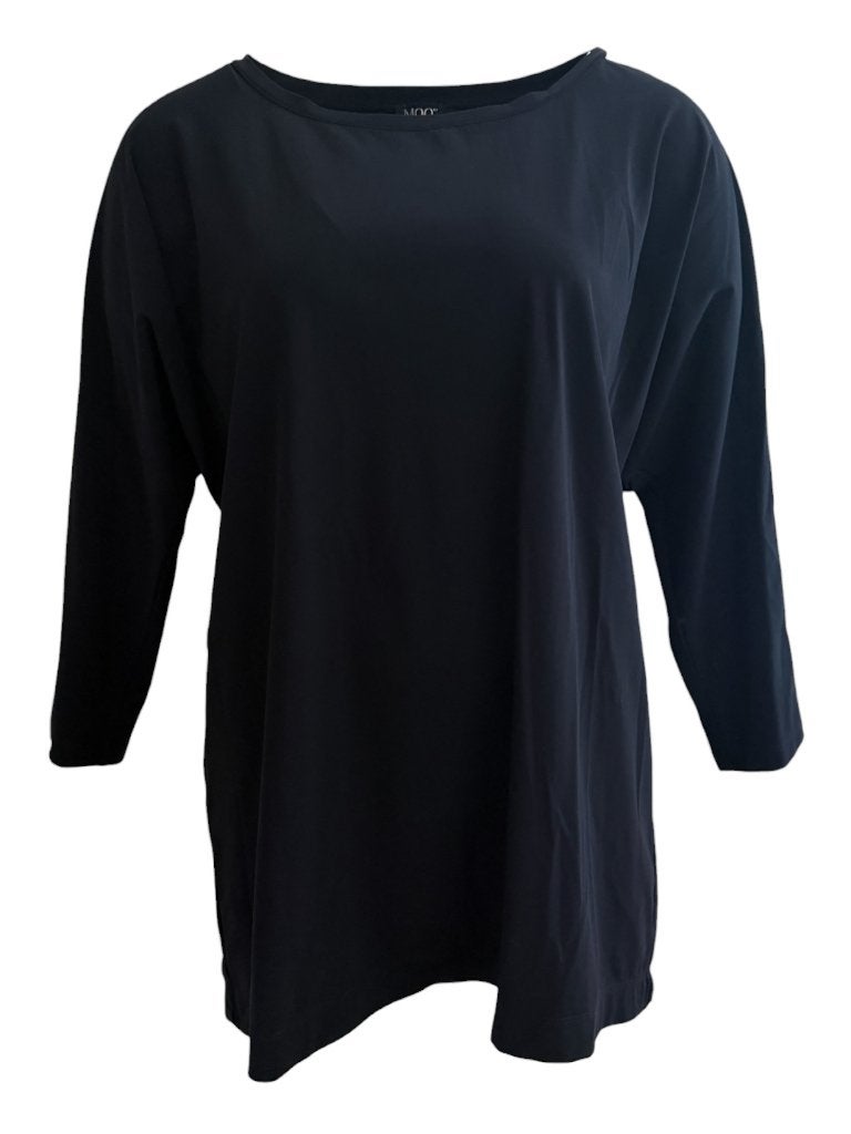 Moq shirt lange mouw XL, Zwart, Maat 46/48 (XL) of groter, Ophalen of Verzenden, Zo goed als nieuw
