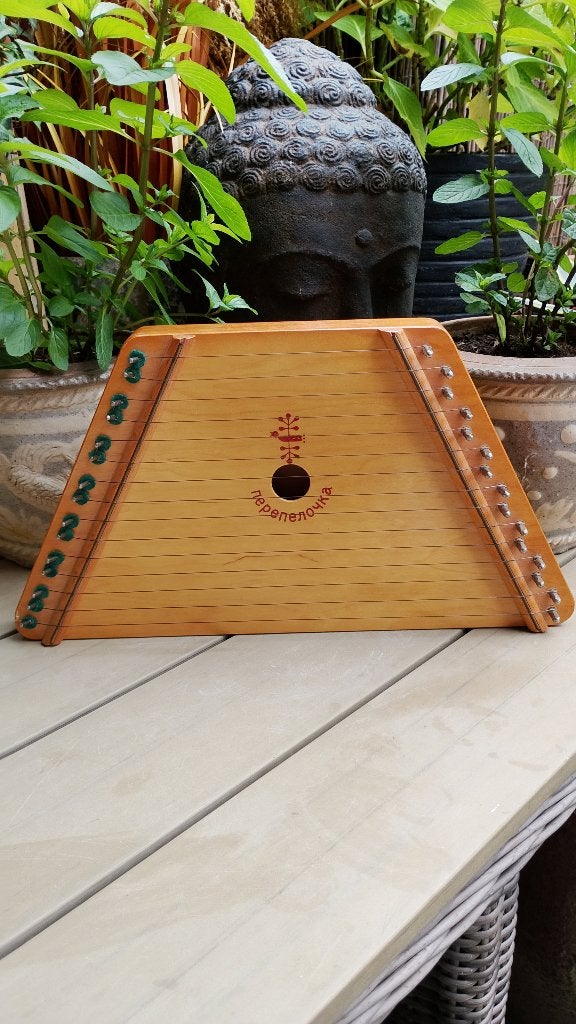 Vintage " Music Maker" lap harp Wit Rusland jaren 80, Ophalen of Verzenden, Gebruikt, Elektrische gitaar