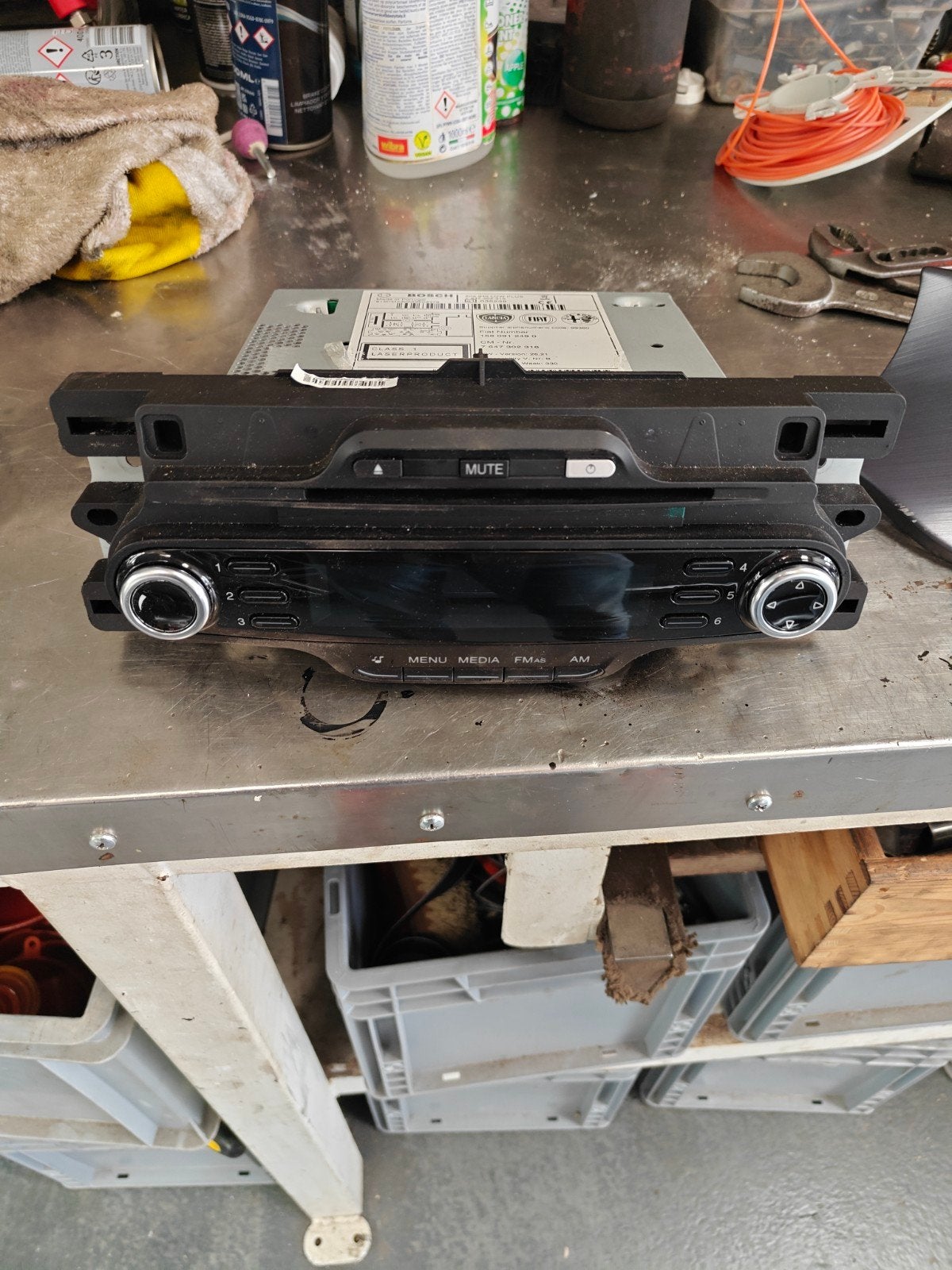 Alfa Romeo Giulietta Radio met Dashboard Deel, Ophalen of Verzenden, Gebruikt