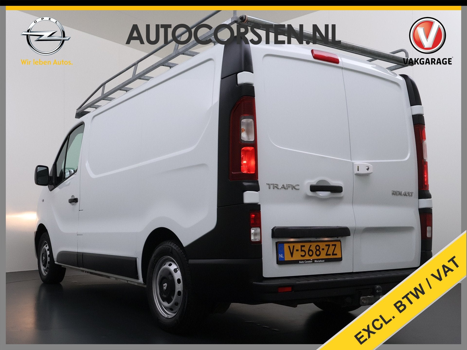 Renault Trafic DCI 126PK 3-Pers EURO 6 Trekhaak Navi Airco C, Stof, Gebruikt, 4 cilinders, Renault