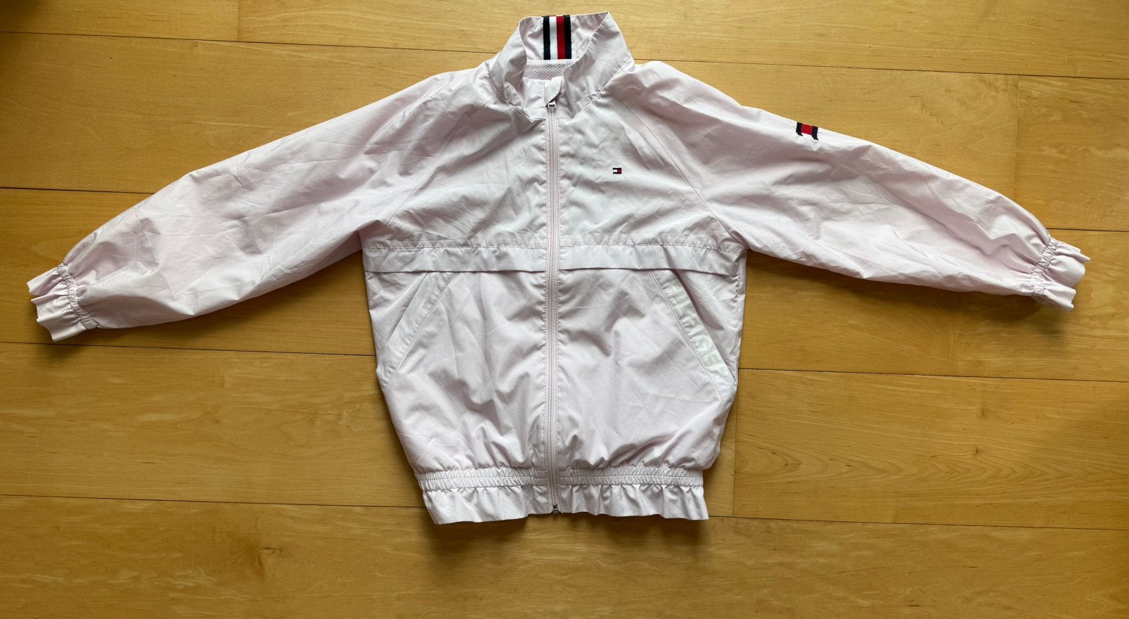 Jas Tonmy Hilfiger maat 134-140, Kinderen en Baby's, Ophalen, Zo goed als nieuw, Meisje, Jas