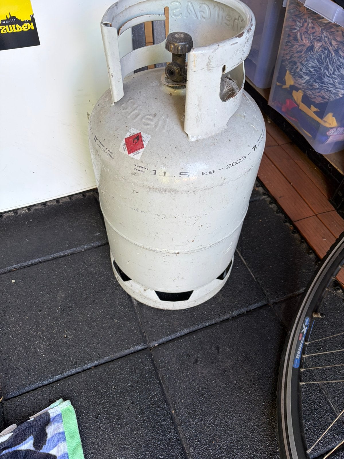 Gasfles, Ophalen, Zo goed als nieuw