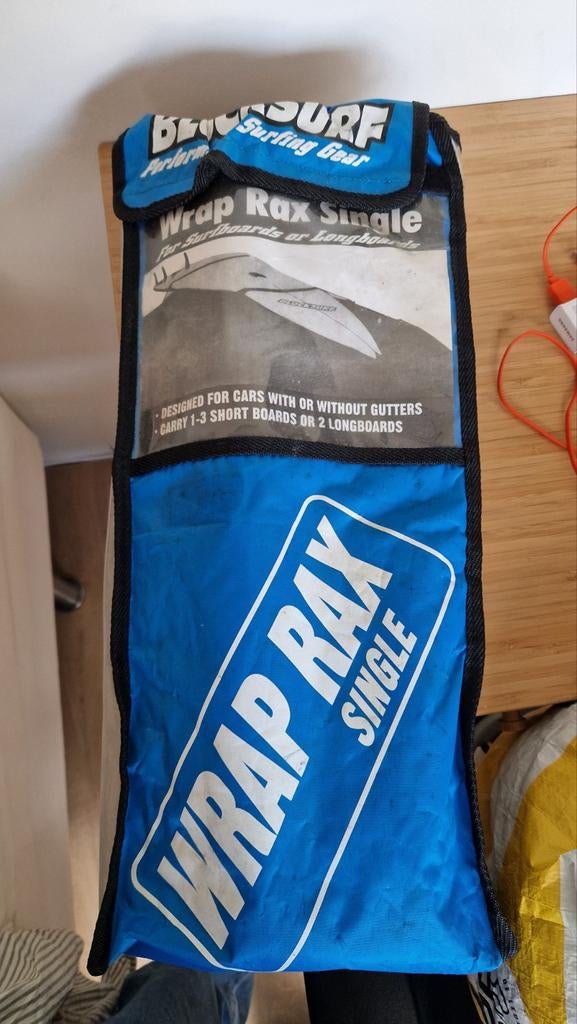 Surfboard dakdrager zonder dakrails - Wrap Rax Single, Ophalen