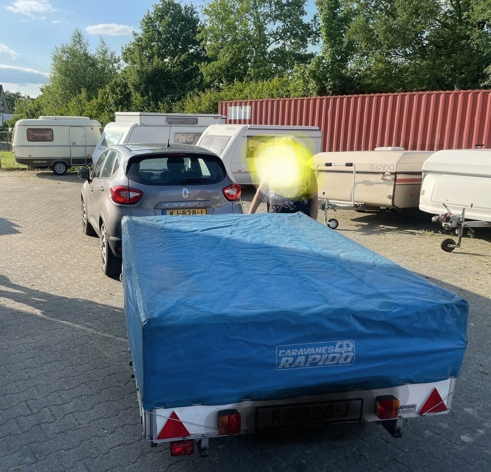 Compacte Rapido Club 32 vouwcaravan, Caravans en Kamperen, Caravans, 500 - 750 kg, Gascomfoor, Rapido