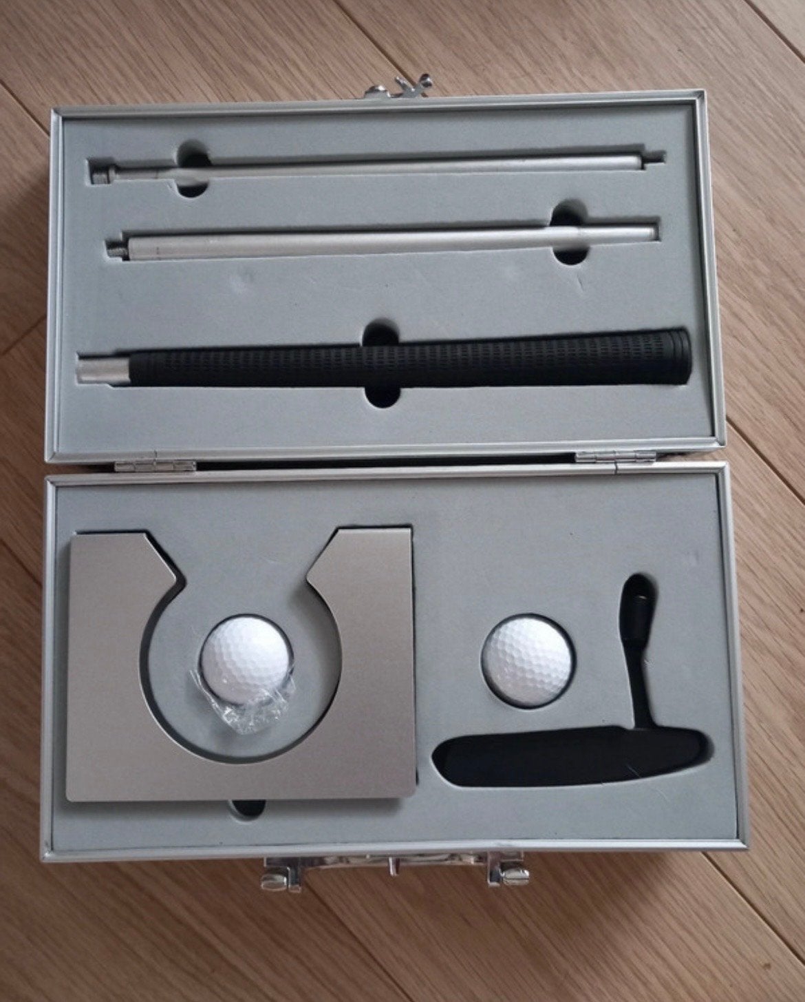Golf Putter Set met Koffer, Sport en Fitness, Ophalen of Verzenden, Zo goed als nieuw, Set, Overige merken