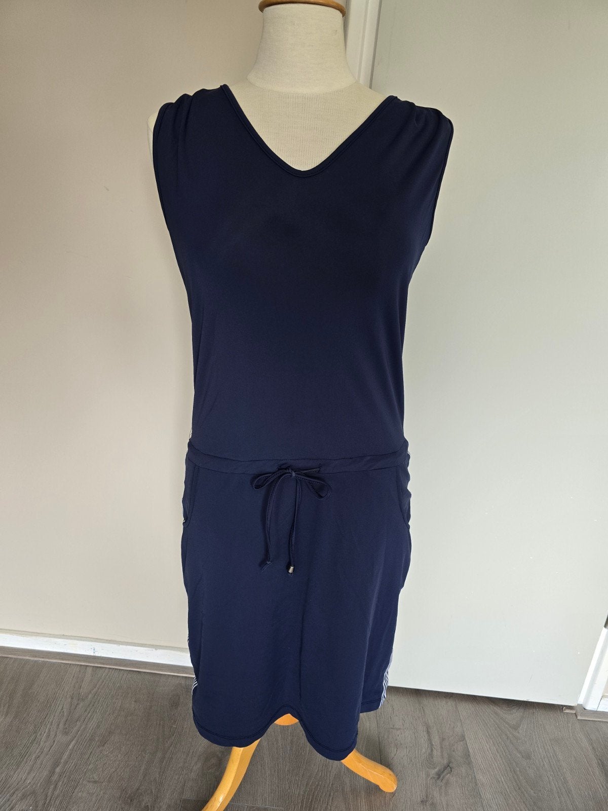 Vera Jo travelstof jurk M, Ophalen of Verzenden, Zo goed als nieuw, Maat 38/40 (M)