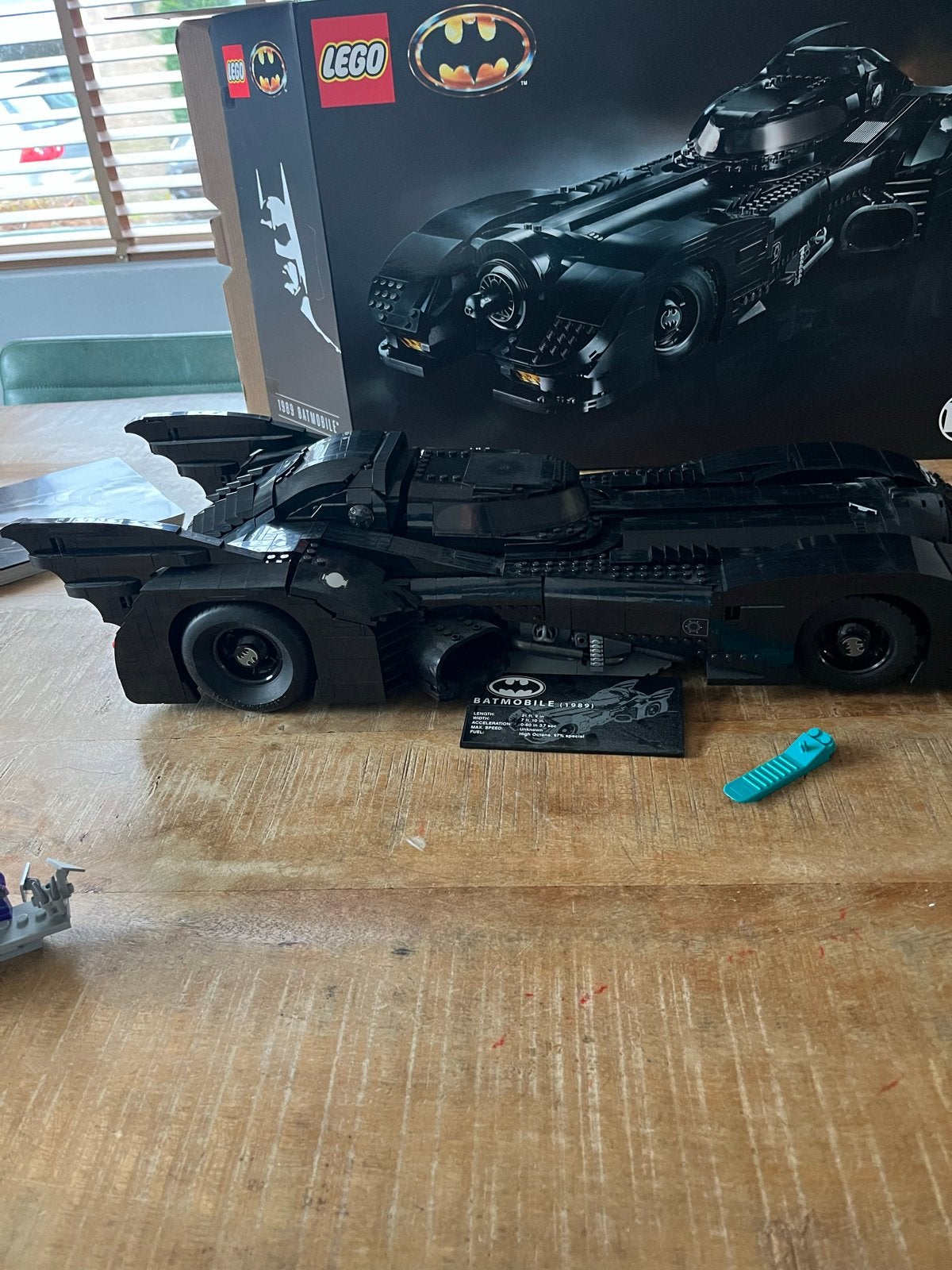 LEGO 76139 1989 Batmobile - 100% compleet met doos en boekje, Ophalen of Verzenden, Zo goed als nieuw