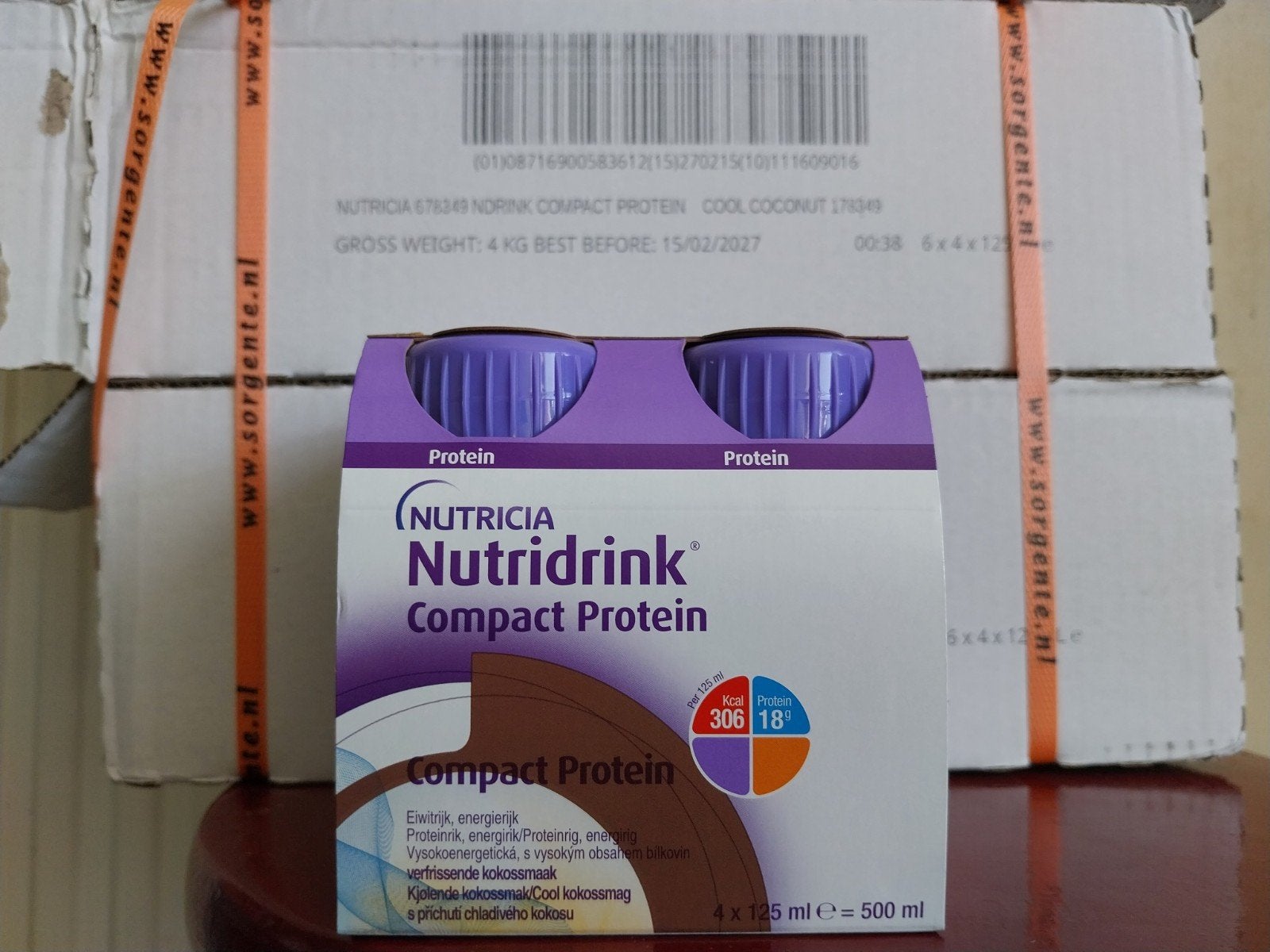 Nutricia Compact Protein, Ophalen