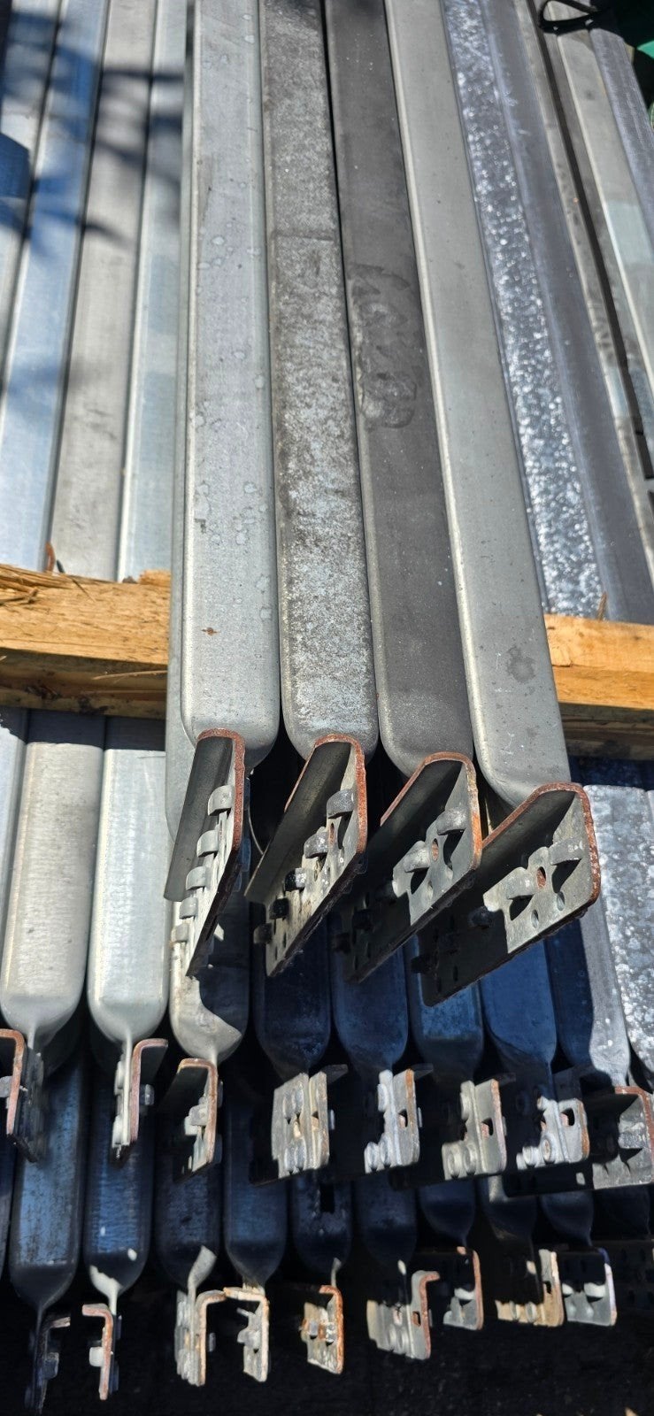 Verzinkte palletstelling gegalvaniseerde stellingen Dexion, Ophalen, Gebruikt