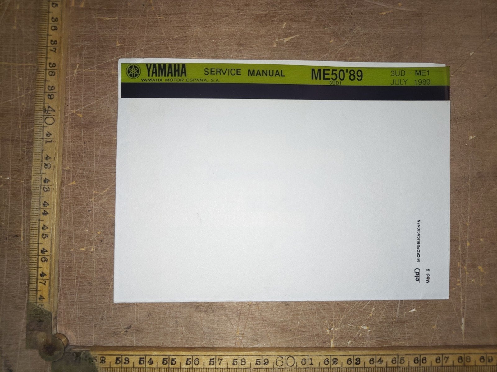 Microfiche Yamaha Me50, Ophalen of Verzenden