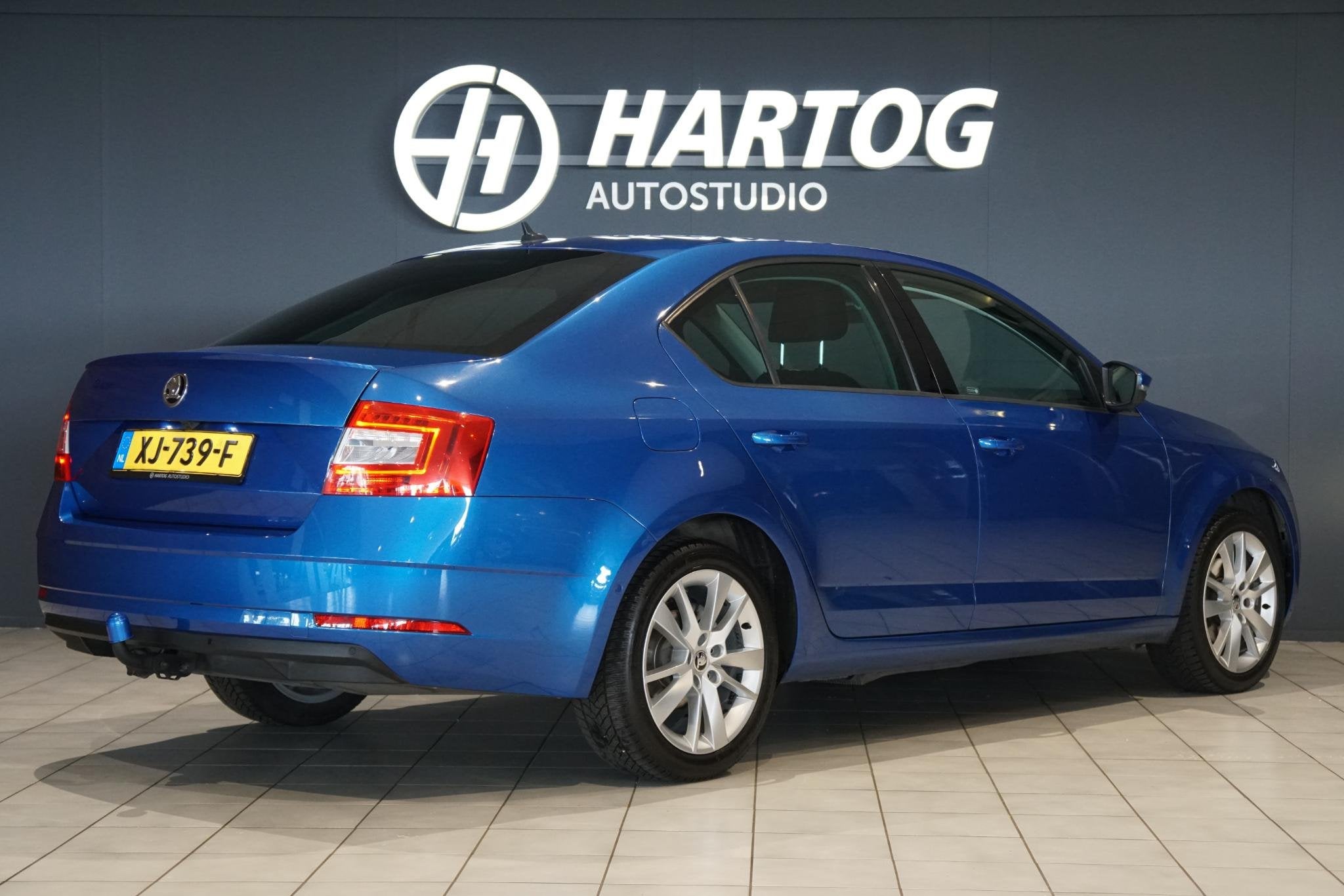 Skoda Octavia 1.5 TSI Greentech Ambition Business Automaat +, Auto's, Skoda, Gebruikt, 150 pk, Blauw, Origineel Nederlands