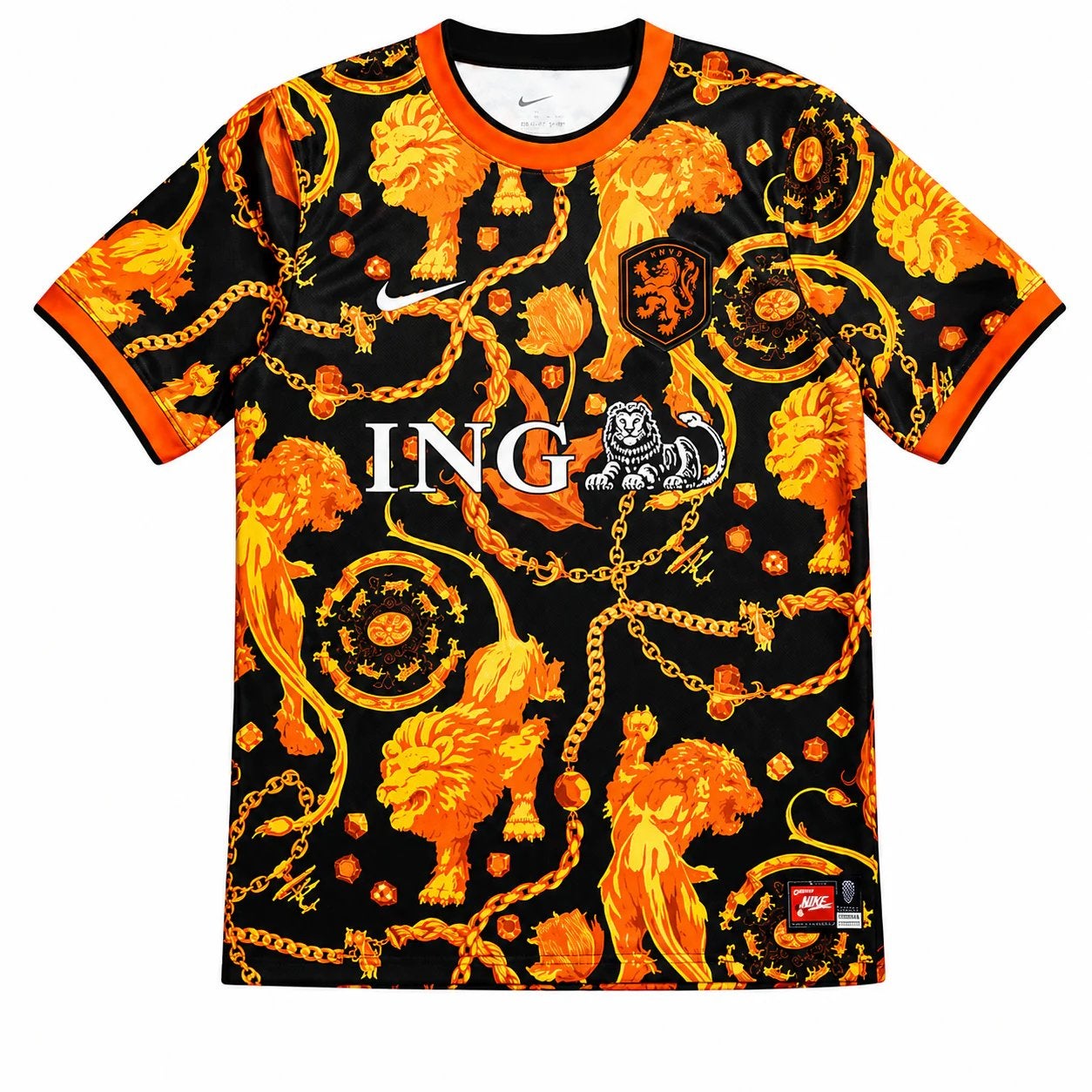 Patta x Nike KNVB Pre-Match Jersey (ING versie), Maat 48/50 (M), Zwart, Nieuw, Ophalen of Verzenden