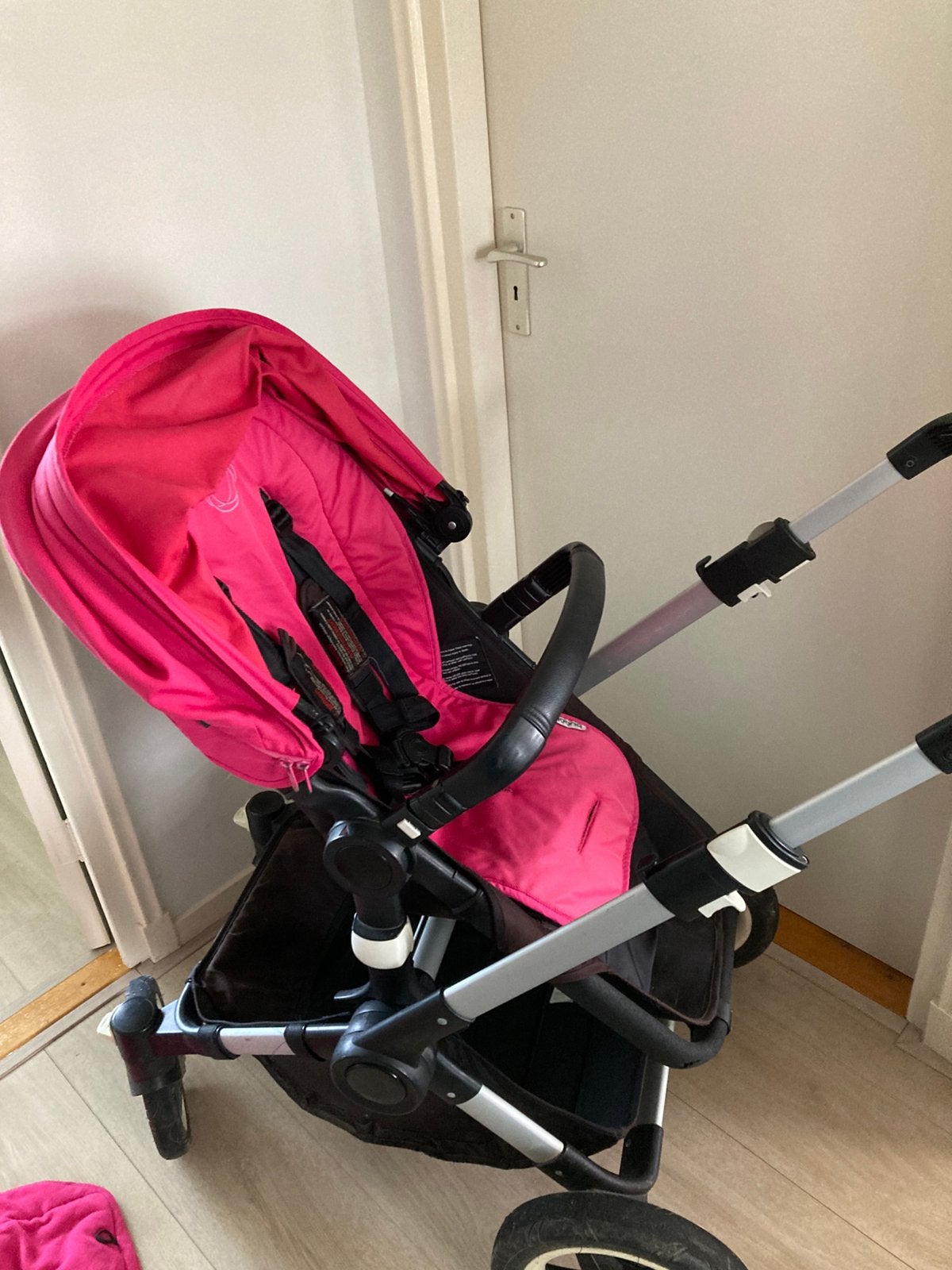 Bugaboo buffaloo uitgebreide set roze fuchsia, Kinderen en Baby's, Kinderwagens en Combinaties, Ophalen, Gebruikt, Bugaboo, Combiwagen