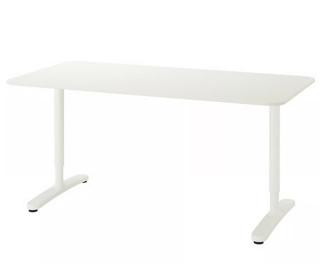 IKEA Bekant bureau onderstel 160x80 cm, Ophalen, Overige typen, Spaanplaat of MDF, IKEA