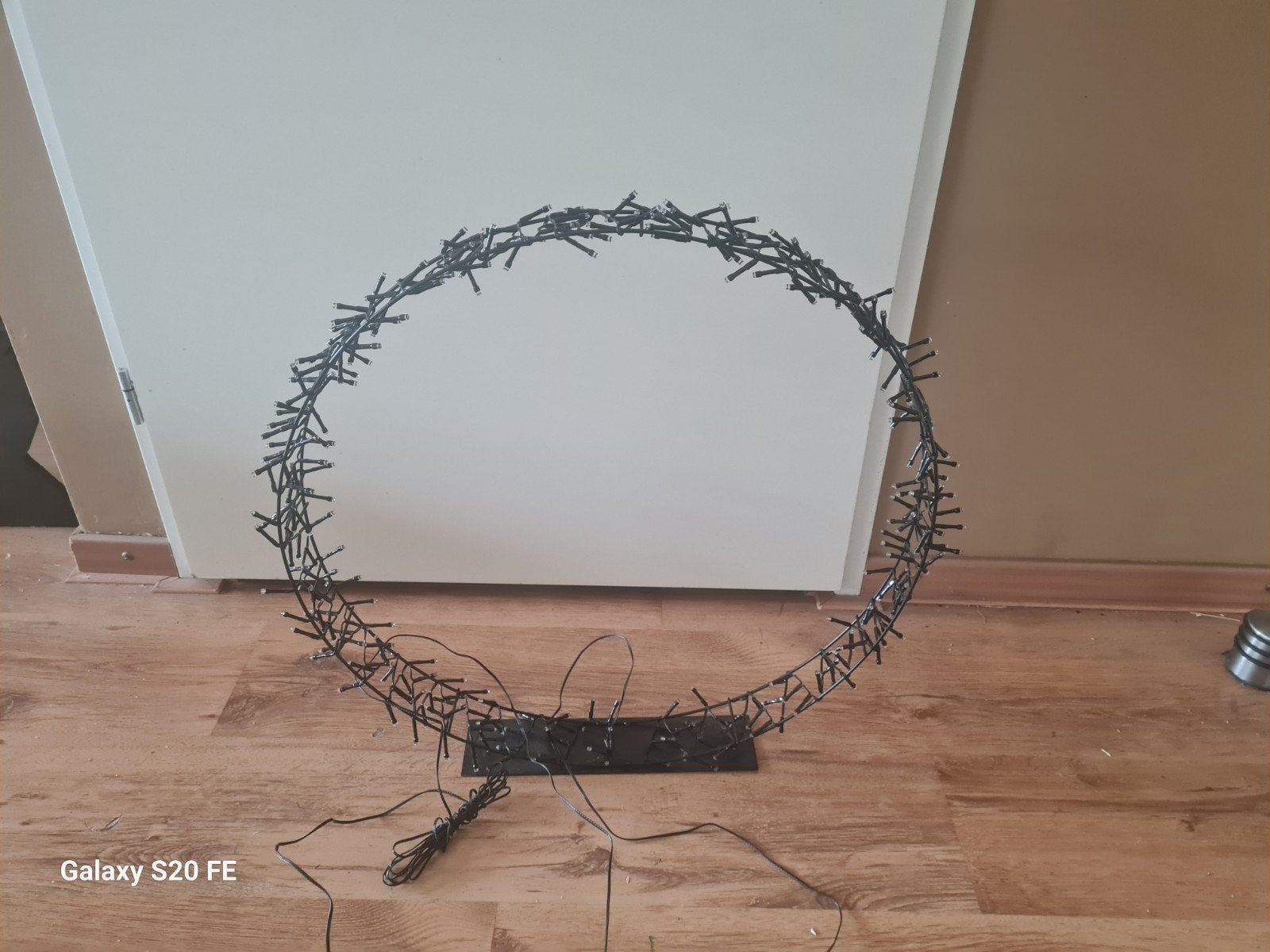 kerstkrans op standaard en meer kerstspullen, Ophalen of Verzenden, Gebruikt