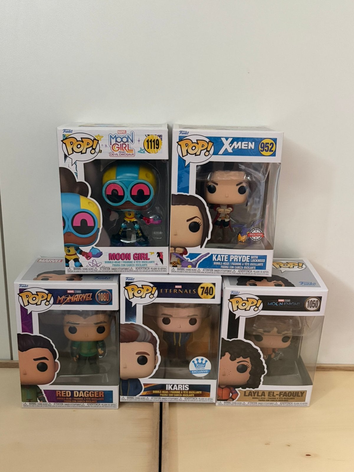 Funko pops, Ophalen, Zo goed als nieuw