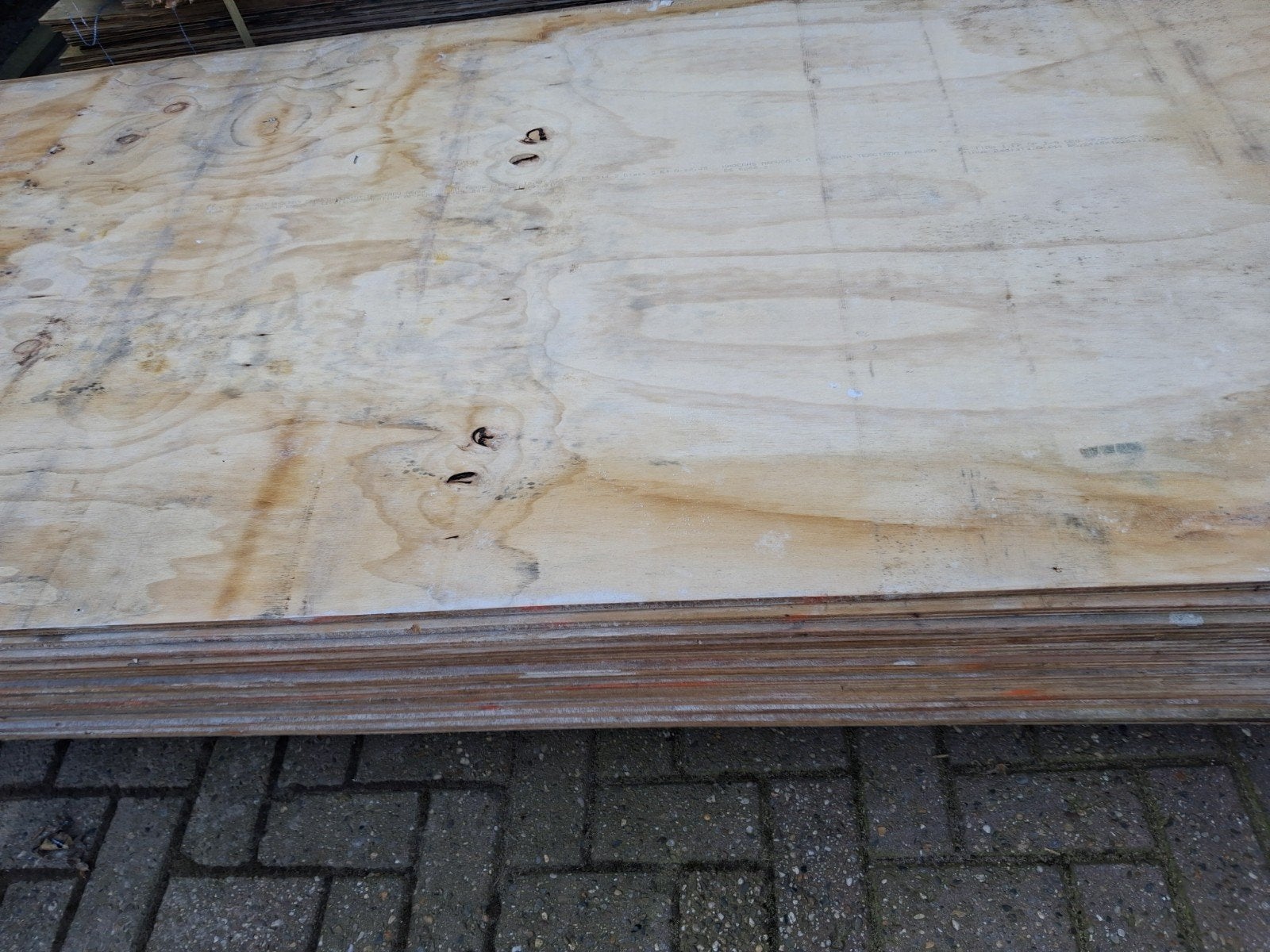 Underlayment platen, Ophalen, Hout, Minder dan 20 mm