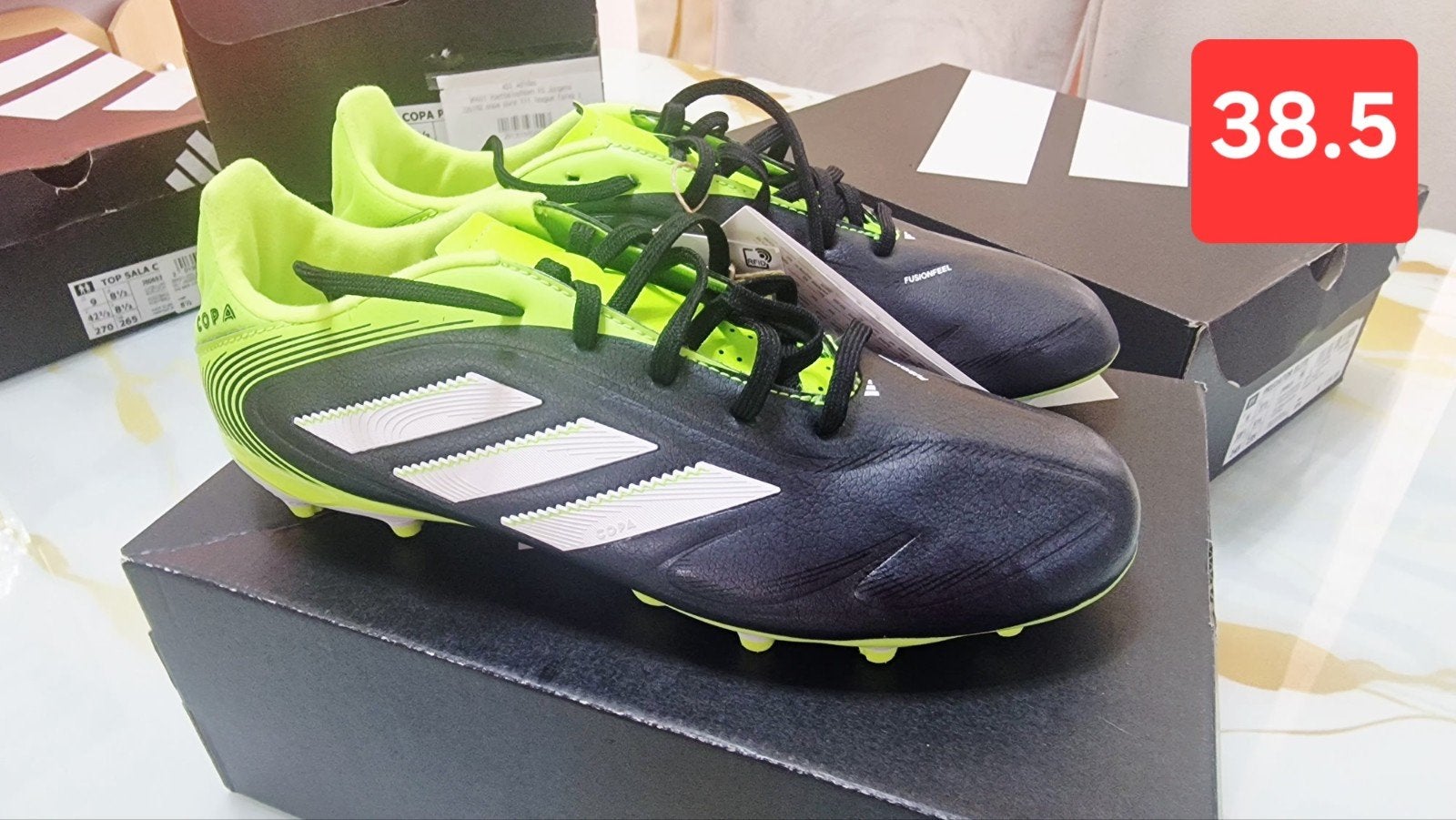 Adidas Copa Pure voetbalschoenen - Nieuw! Maat 38.5, Ophalen of Verzenden, Nieuw, Schoenen