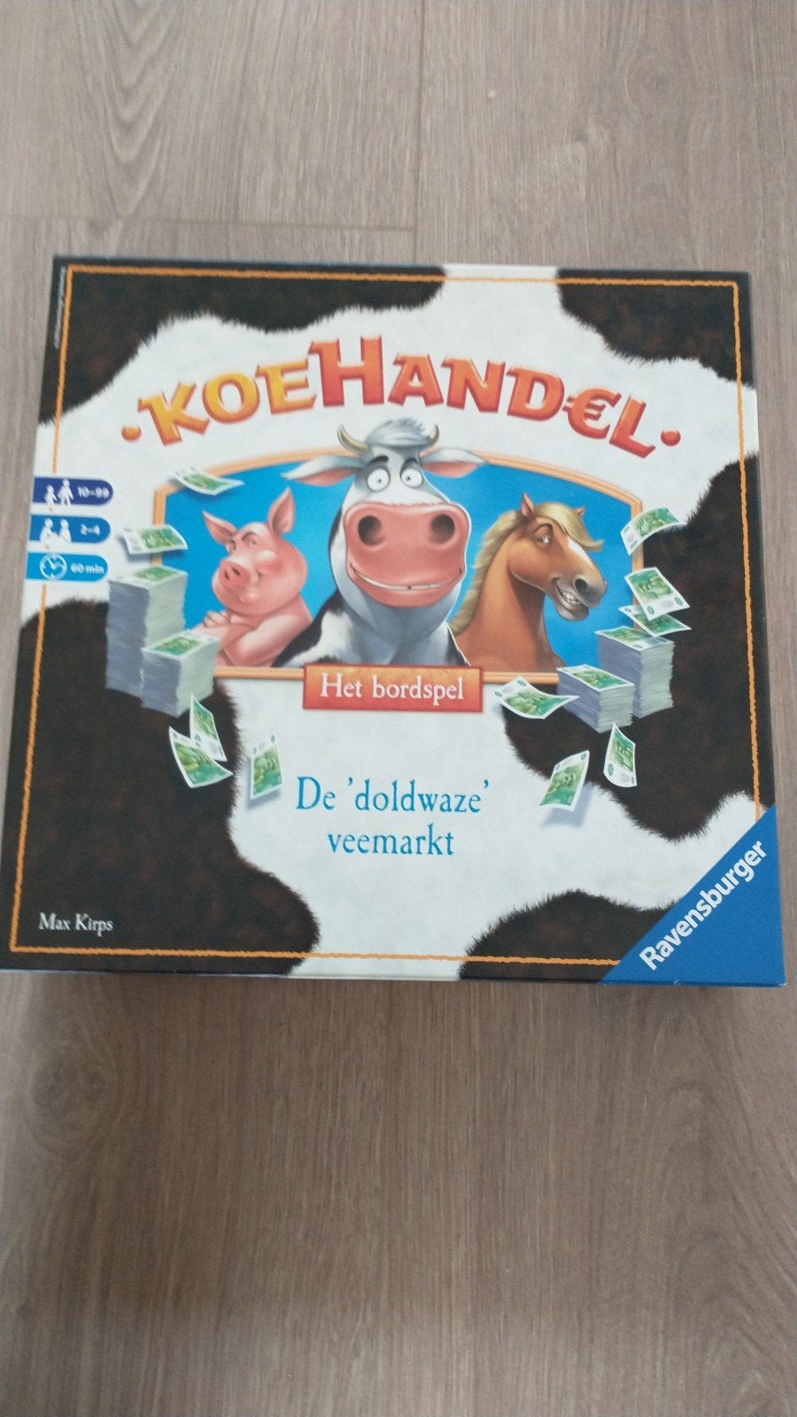 Koehandel bordspel, Hobby en Vrije tijd, Gezelschapsspellen | Bordspellen, Een of twee spelers, Ophalen of Verzenden, Zo goed als nieuw