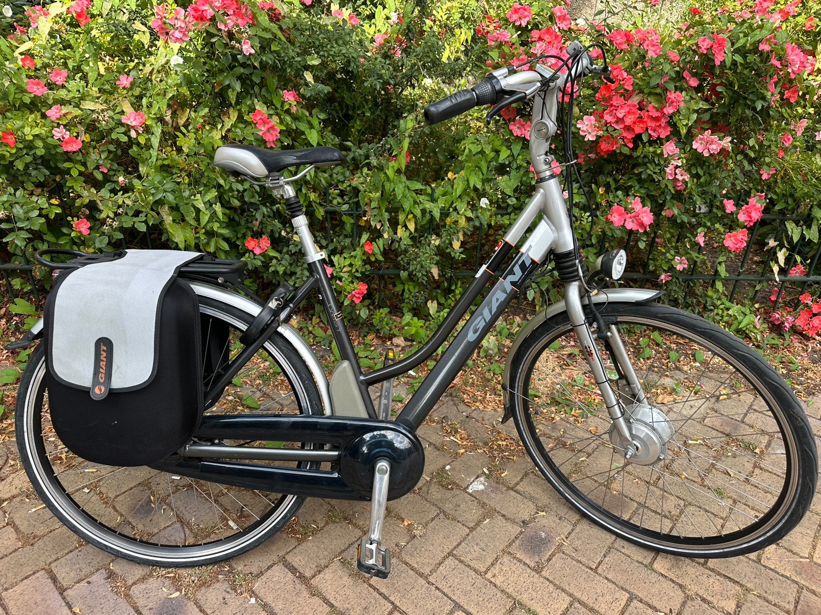 Giant Elektrische Fiets in nette staat met oplader, Ophalen, Zo goed als nieuw, Batavus