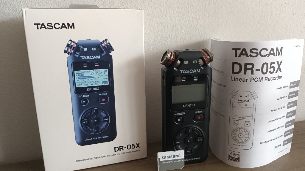 Tascam DR-05X (nieuwstaat), Ophalen of Verzenden, Zo goed als nieuw, Audio