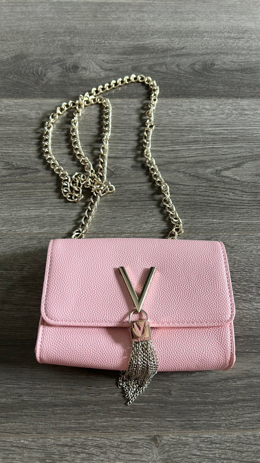 Tasje Valentino roze, Sieraden, Tassen en Uiterlijk, Tassen | Damestassen, Ophalen of Verzenden, Gebruikt, Roze, Schoudertasje