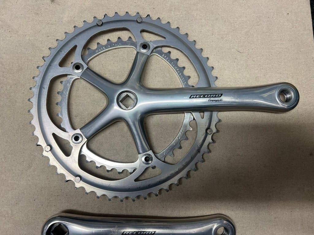 Campagnolo Vintage Record crankstel, Ophalen of Verzenden