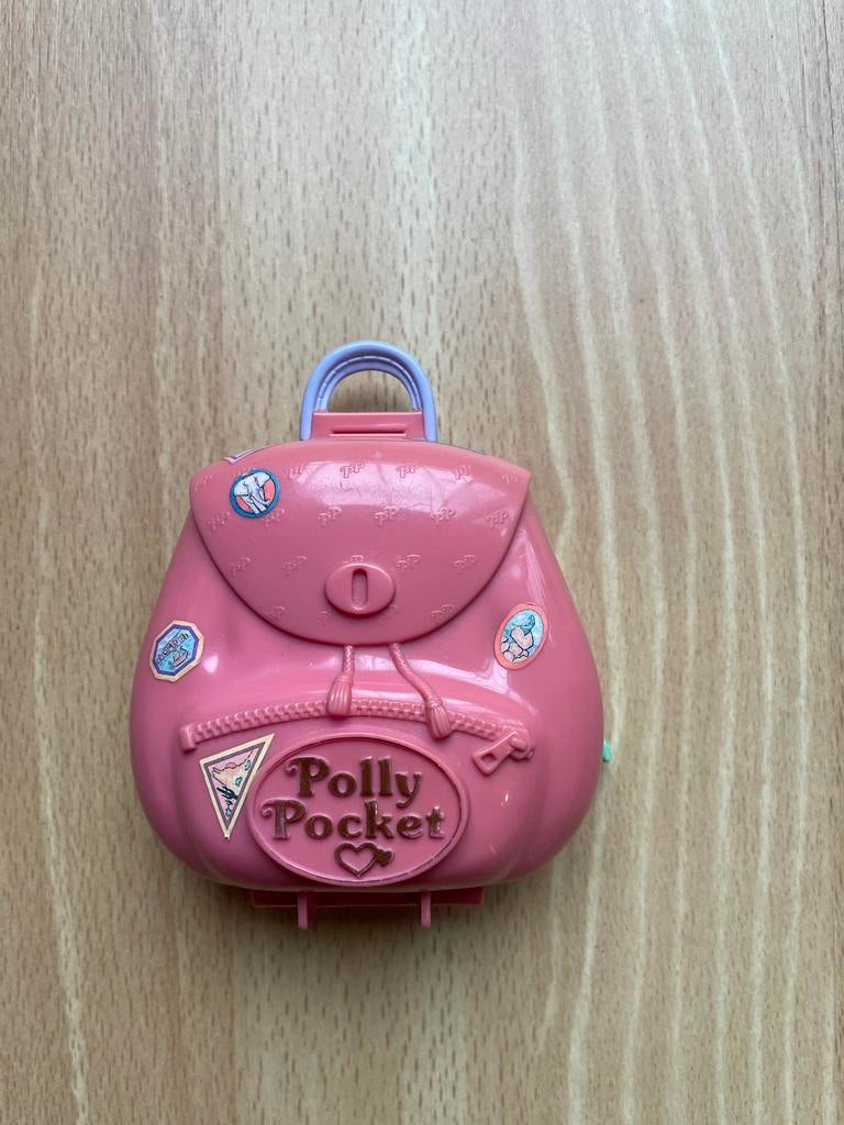Polly pocket rugzak doosje adventures vintage 1996, Verzamelen, Ophalen of Verzenden, Zo goed als nieuw
