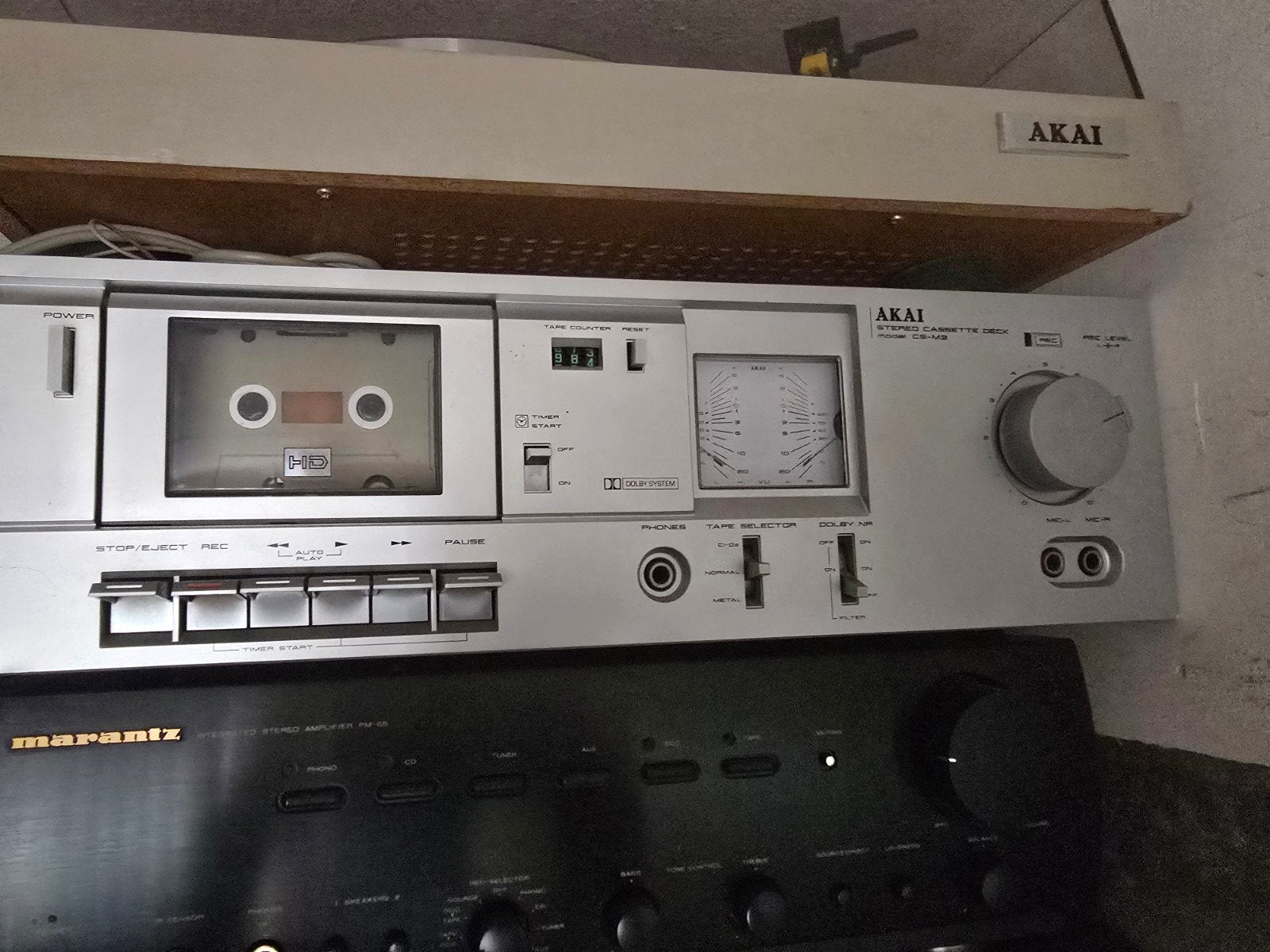 akai cassette deck, Audio, Tv en Foto, Cassettedecks, Ophalen of Verzenden, Akai