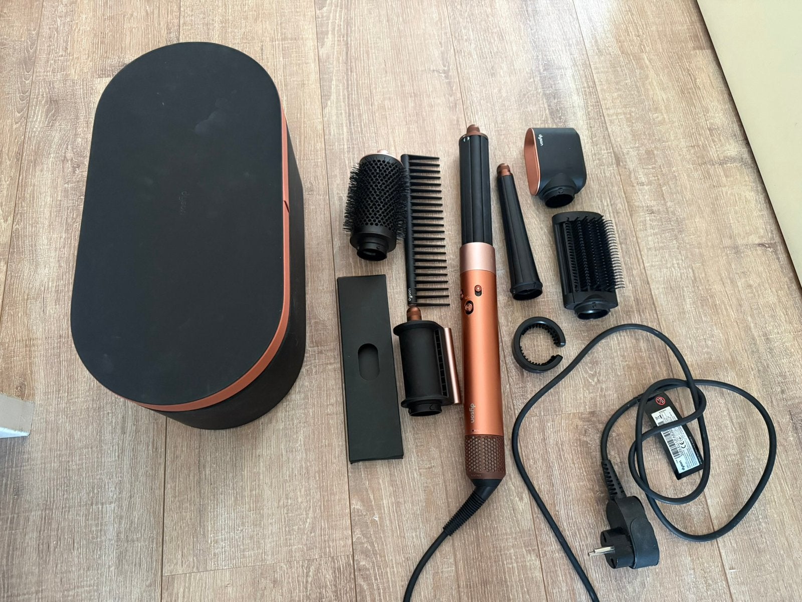 Dyson airwrap limited edition amber silk, Ophalen of Verzenden, Nieuw, Haarverzorging