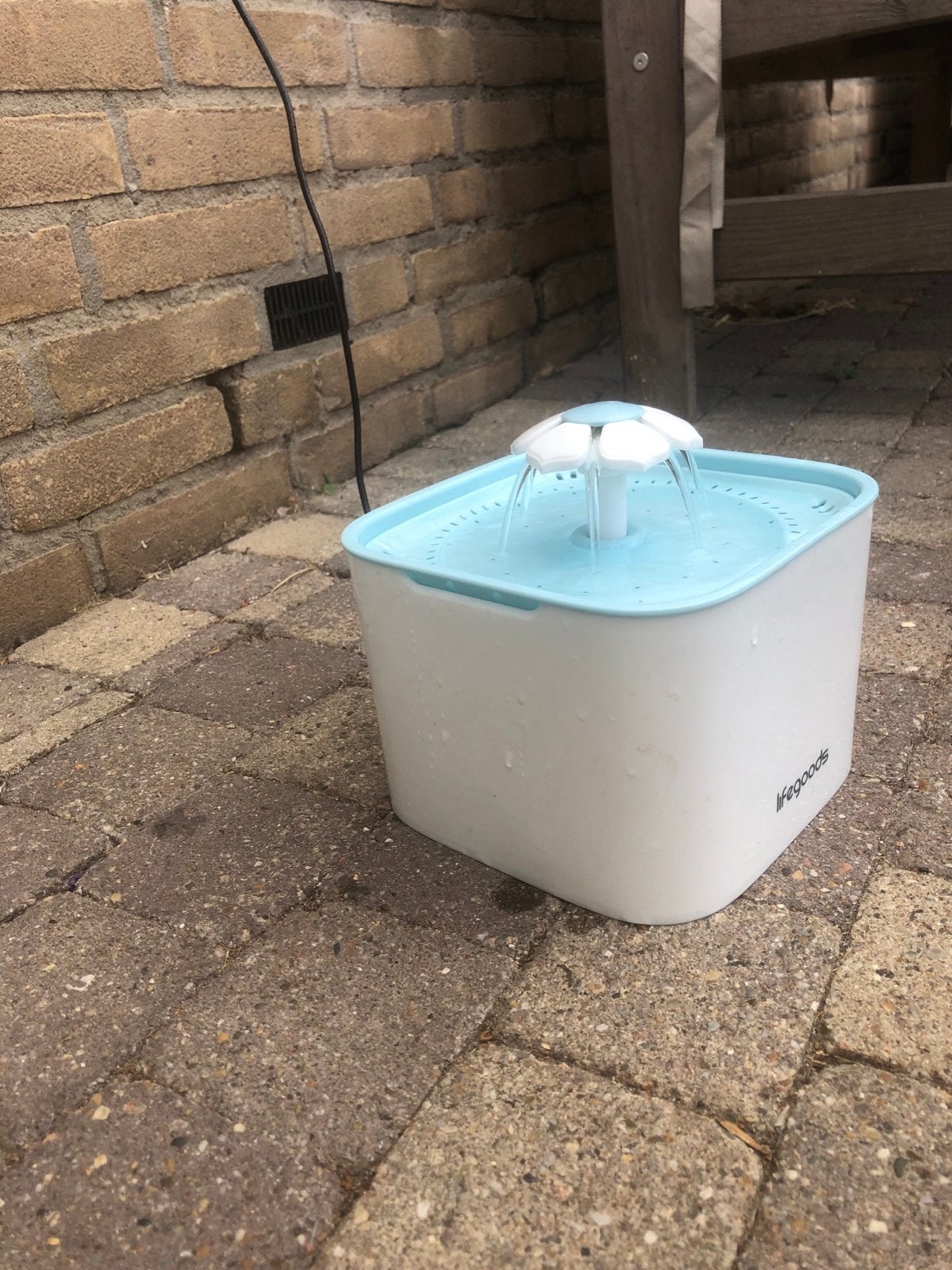 Waterfontein katten, Ophalen, Gebruikt