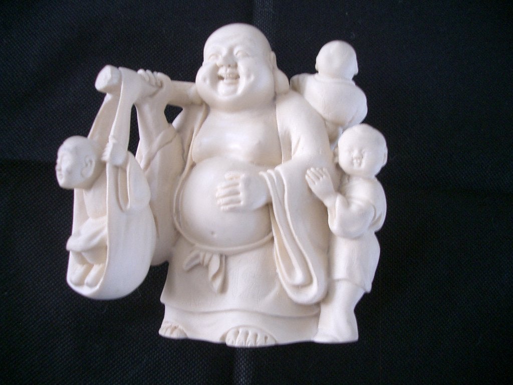 boeddha beeld china boeddhabeeld speksteen sfeer decoratie, Massief, Steen/keramiek, Nieuw, Ophalen of Verzenden