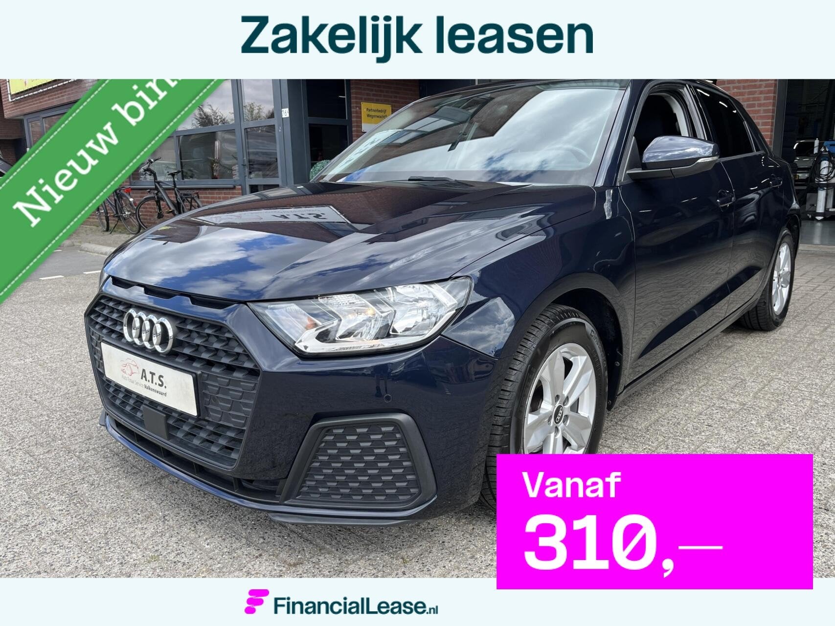 Audi A1 Sportback 25 TFSI Pro Line NAVI*CRUISE*PDC*VIRTUAL*, Euro 6, 95 pk, Blauw, Bedrijf