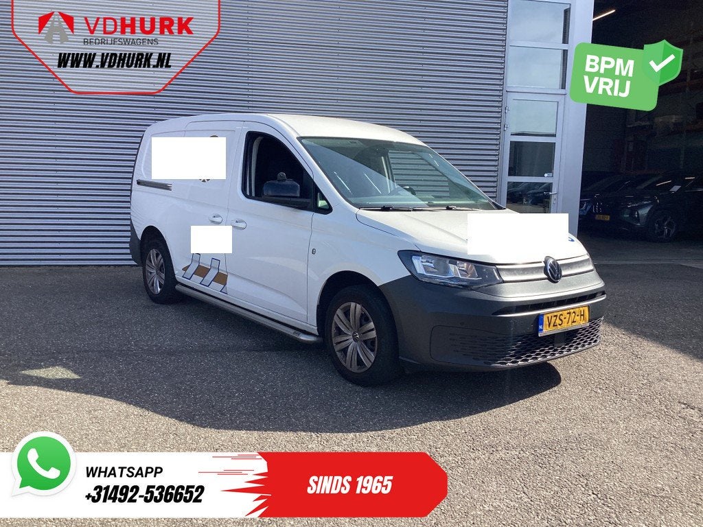 Volkswagen Caddy Cargo Maxi 2.0 TDI 125 pk DSG Aut. Carplay/, Stof, Gebruikt, Euro 6, 4 cilinders