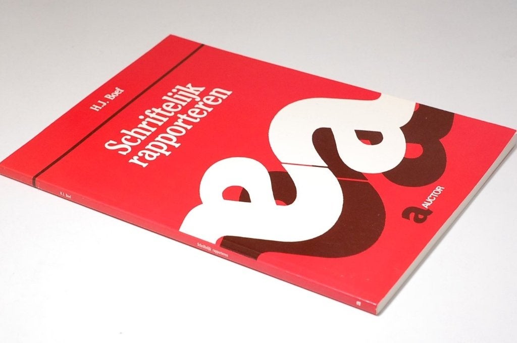 Schriftelijk Rapporteren - H.J. Boef (Auctor 1993), Boeken, Studieboeken en Cursussen, H.J. Boef, Verzenden, Zo goed als nieuw