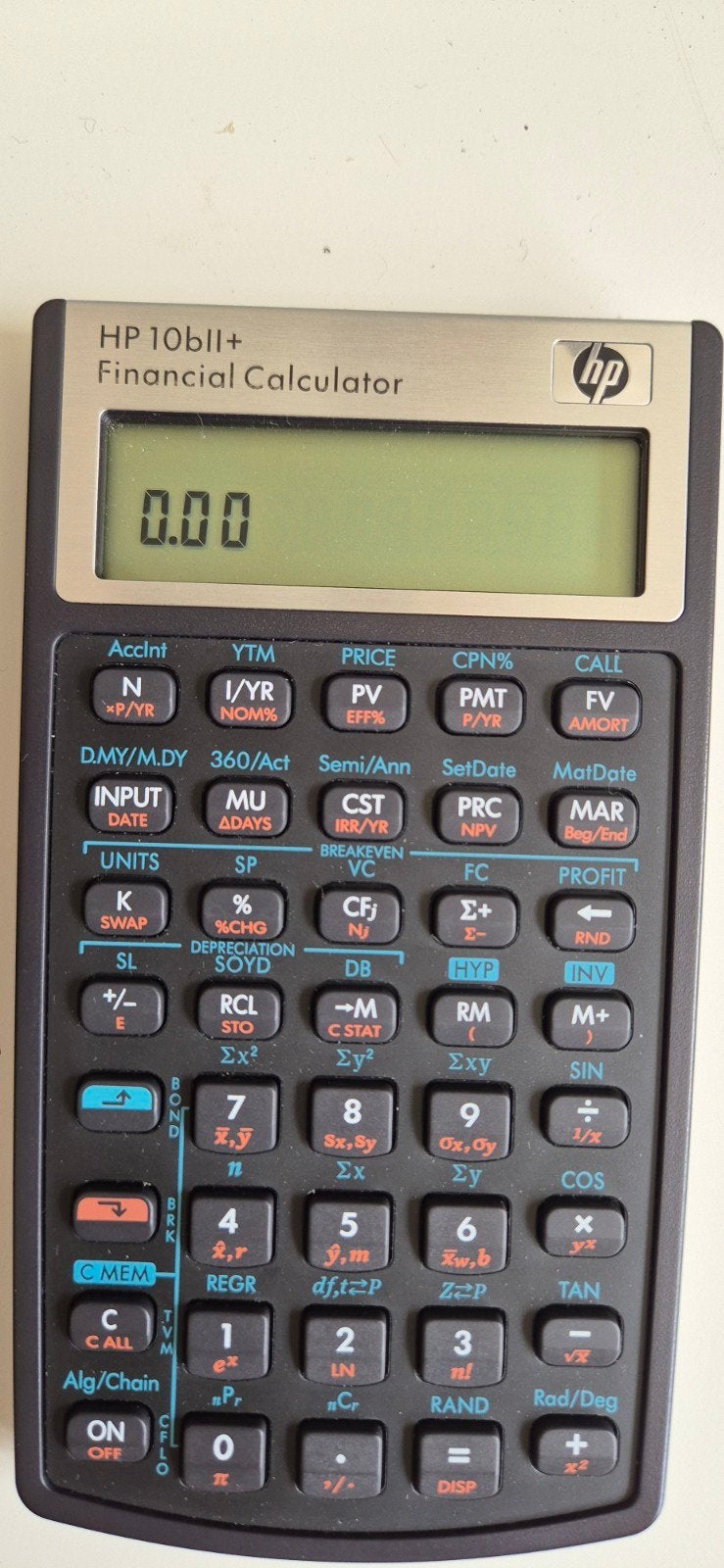 Financial Calculator HP 10Bii+ HP cover case, Diversen, Ophalen of Verzenden, Zo goed als nieuw