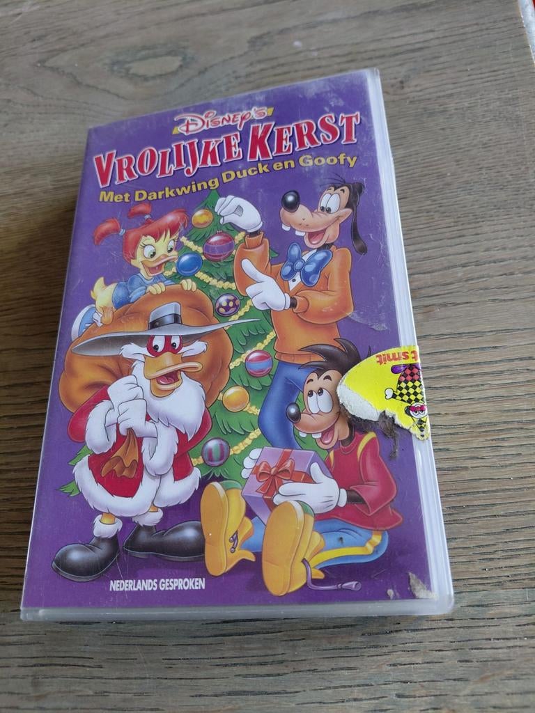 Disney's Vrolijke Kerst met Darkwing Duck en Goofy VHS, Cd's en Dvd's, VHS | Kinderen en Jeugd, Gebruikt, Tekenfilm, Alle leeftijden